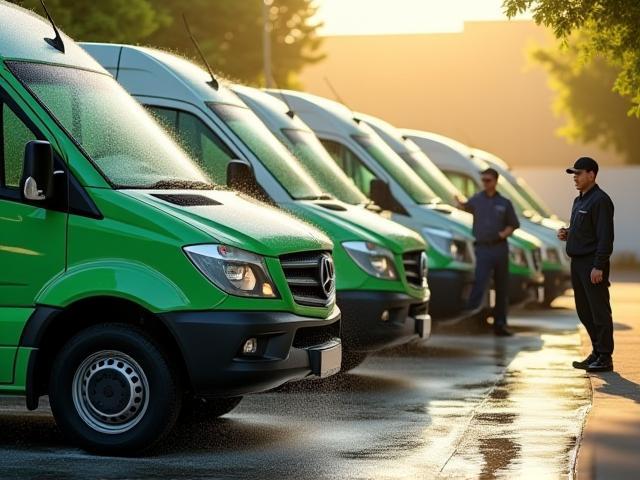 Service professionnel lavage flotte entreprises